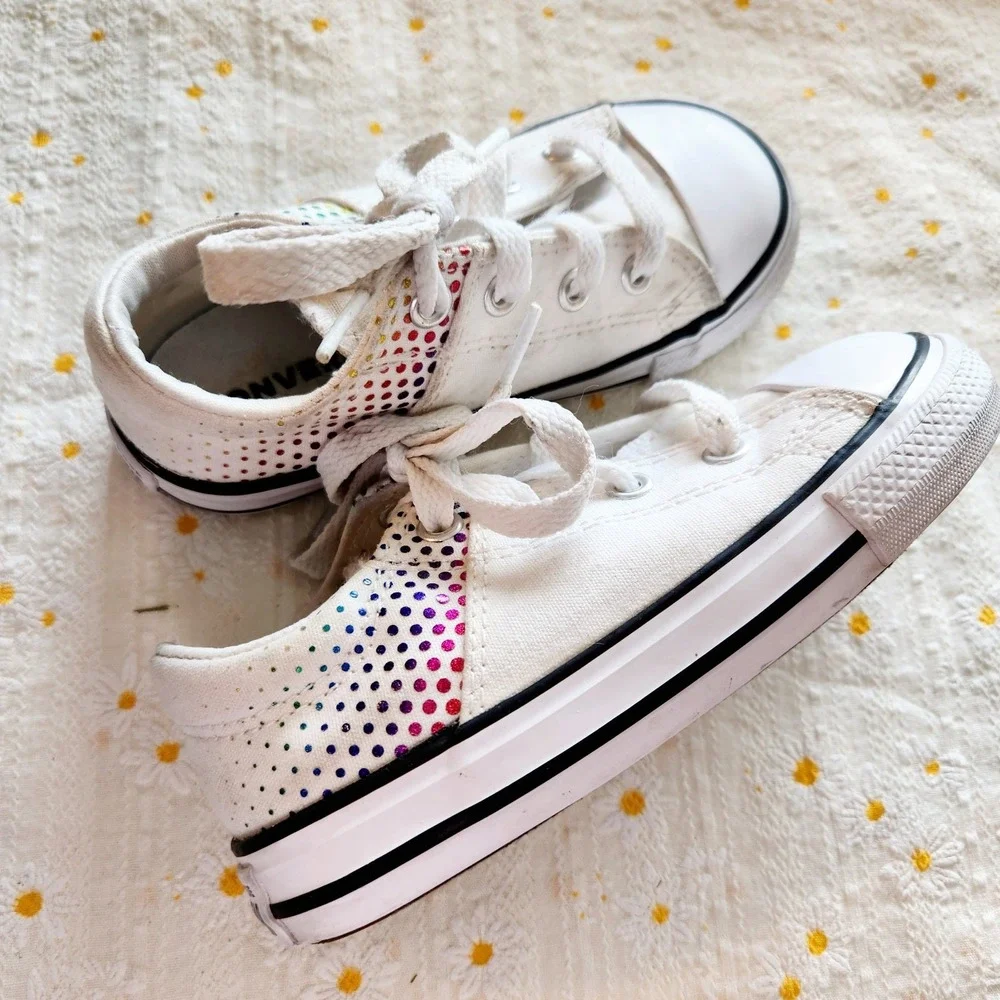 Converse Converse Pride Rainbow Dot‎ Madison Shoes Sneaker White Size 8c